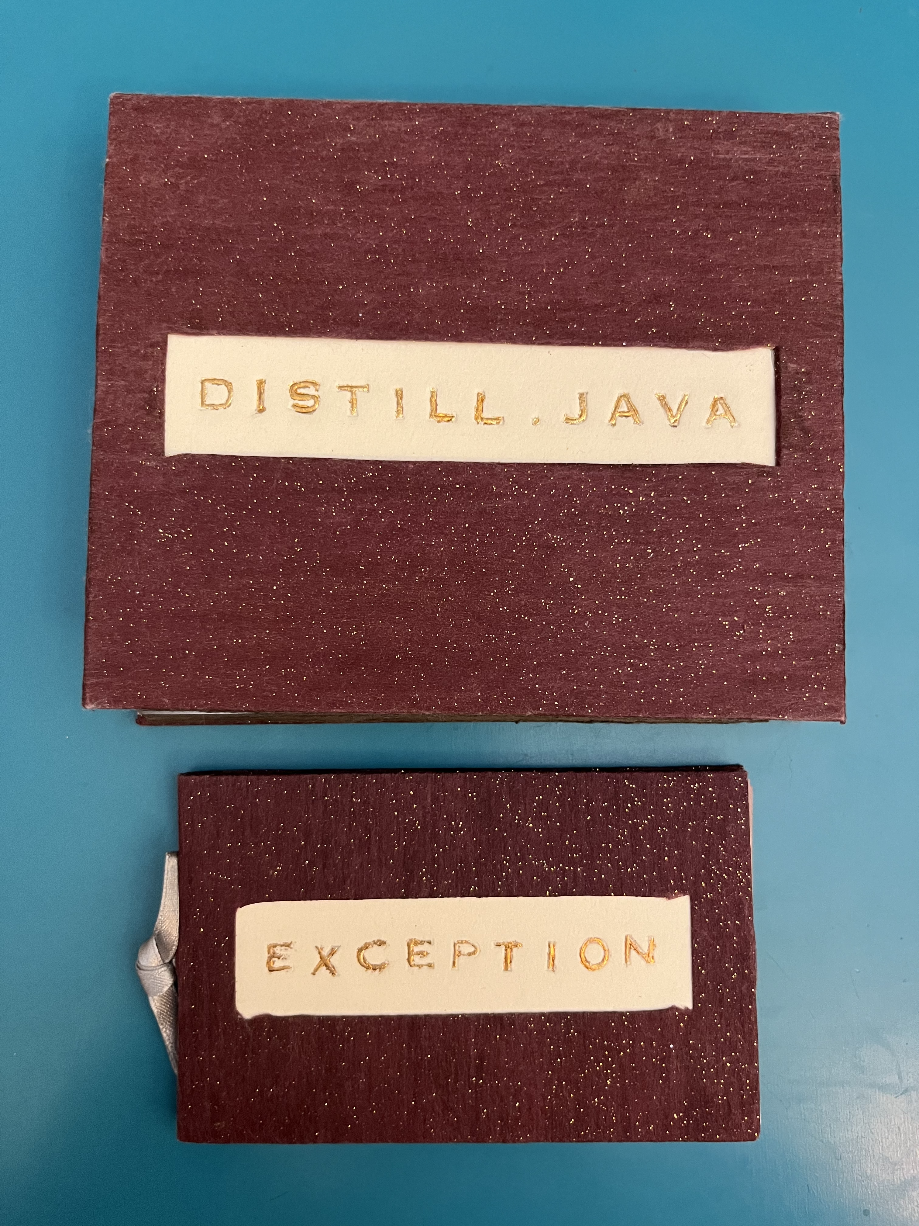 distill.java & exception