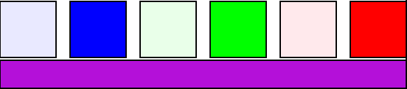 My color swatch setup.